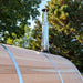 Chimney & Heat Shield Set for out the TOP (for CT Harmony Barrel Sauna) - Silver Line Sauna